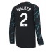 Manchester City Kyle Walker #2 Voetbalkleding Derde Shirt 2023-24 Lange Mouwen